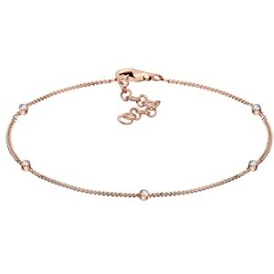 Elli Bracelet Women Basic Modern with Crystals in 925 Sterling Silver Elli Bracelet Women Basic Modern with Crystals in 925 Sterling Silver