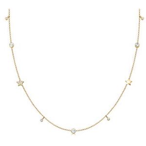 Elli Necklace Solitaire Star Astro Crystals 925 Sterling Silver Gold Plated Elli Necklace Solitaire Star Astro Crystals 925 Sterling Silver Gold Plated