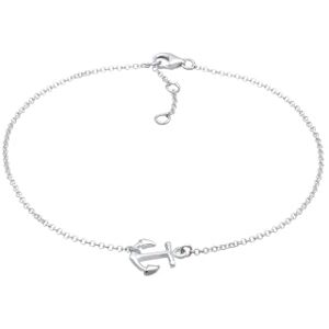 Elli Women's 925 Silver Xilion Cut Anchor Maritim Hanseatic Anklet Length of 25 cm Elli Women's 925 Silver Xilion Cut Anchor Maritim Hanseatic Anklet Length of 25 cm