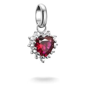 Thomas Sabo Charm Club Connect CC1279-013-10 Recycled 925 Silver Red Heart Charm Thomas Sabo Charm Club Connect CC1279-013-10 Recycled 925 Silver Red Heart Charm