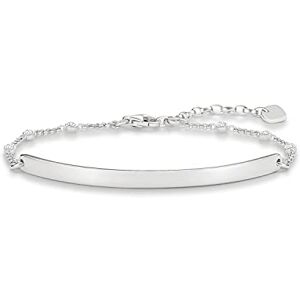Thomas Sabo Women-Bracelet Love Bridge 925 Sterling Silver Zirconia white Length from 16 to 19.5 cm Bridge 5.4 cm LBA0040-051-14-L19,5v Thomas Sabo Women-Bracelet Love Bridge 925 Sterling Silver Zirconia white Length from 16 to 19.5 cm Bridge 5.4 cm LBA0040-051-14-L19,5v