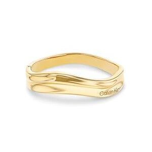 Calvin Klein Women's ELEMENTAL Collection Bangle Bracelet in Yellow Gold 35000642 Calvin Klein Women's ELEMENTAL Collection Bangle Bracelet in Yellow Gold 35000642