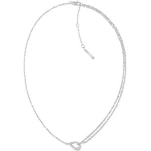 Calvin Klein Women's SCULPTURED DROPS Collection Necklace in Stainless Steel with a Charm 35000080 Calvin Klein Women's SCULPTURED DROPS Collection Necklace in Stainless Steel with a Charm 35000080