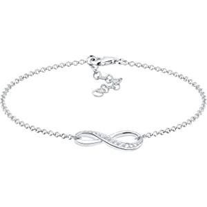 Elli Bracelet Women Infinity Symbol with Cubic Zirconia Crystals in 925 Sterling Silver Elli Bracelet Women Infinity Symbol with Cubic Zirconia Crystals in 925 Sterling Silver