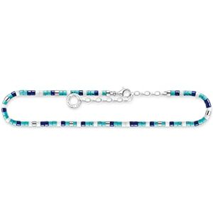 Thomas Sabo Women Anklet with Blue Stones 925 Sterling Silver AK0039-775-7 Thomas Sabo Women Anklet with Blue Stones 925 Sterling Silver AK0039-775-7