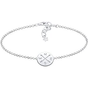 Elli Women's 925 Sterling Silver Link Bracelet 0210240317_16 16cm length Elli Women's 925 Sterling Silver Link Bracelet 0210240317_16 16cm length
