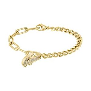 Lacoste Women's CROCODILE Collection Chain Bracelet in Yellow Gold with a Crocodile-Shaped Charm 2040147 Lacoste Women's CROCODILE Collection Chain Bracelet in Yellow Gold with a Crocodile-Shaped Charm 2040147