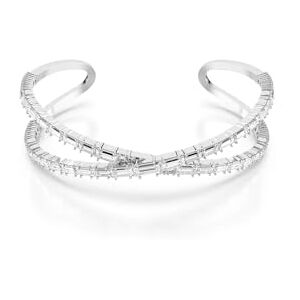Swarovski Hyperbola cuff, Infinity, White, Rhodium plated Swarovski Hyperbola cuff, Infinity, White, Rhodium plated