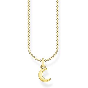 Thomas Sabo Women's Necklace Moon Gold 925 Sterling Silver 38-45 cm Length Thomas Sabo Women's Necklace Moon Gold 925 Sterling Silver 38-45 cm Length