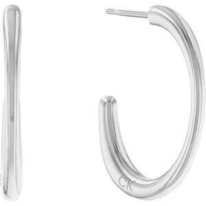 Calvin Klein Women's PLAYFUL ORGANIC SHAPES Collection Hoop Earrings in Stainless Steel 35000346 Calvin Klein Women's PLAYFUL ORGANIC SHAPES Collection Hoop Earrings in Stainless Steel 35000346