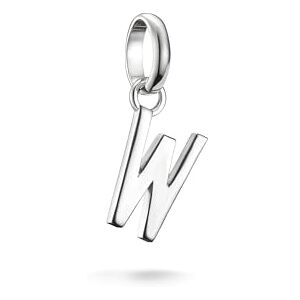 Thomas Sabo Charm Club Connect CC1229-001-21 Recycled Silver 925 Letter W Pendant Thomas Sabo Charm Club Connect CC1229-001-21 Recycled Silver 925 Letter W Pendant