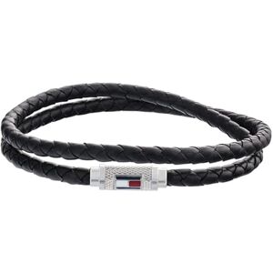 Tommy Hilfiger Men Stainless Steel Rope Bracelet 2790011,Black Tommy Hilfiger Men Stainless Steel Rope Bracelet 2790011,Black