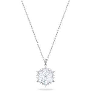 Swarovski Women's Magic Pendant Necklace, Finely Cut Stones in White with a Beautiful Snowflake Pendant on a Rhodium Plated Chain Swarovski Women's Magic Pendant Necklace, Finely Cut Stones in White with a Beautiful Snowflake Pendant on a Rhodium Plated Chain