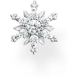 Thomas Sabo single stud earrings snowflake with white stones 925 sterling silver H2260-051-14 Thomas Sabo single stud earrings snowflake with white stones 925 sterling silver H2260-051-14