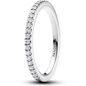 PANDORA Timeless Sterling silver eternity ring with clear cubic zirconia, 60 PANDORA Timeless Sterling silver eternity ring with clear cubic zirconia, 60