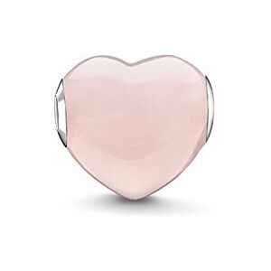 Thomas Sabo Women Bead Heart Rose Quartz Karma Beads 925 Sterling Silver K0202-034-9 Thomas Sabo Women Bead Heart Rose Quartz Karma Beads 925 Sterling Silver K0202-034-9