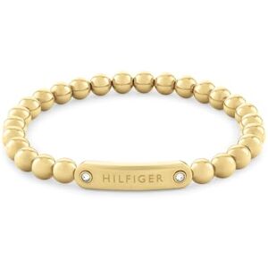 Tommy Hilfiger Jewelry Women's Beaded Bracelet in Stainless Steel, Carnation Gold and Yellow Gold Tommy Hilfiger Jewelry Women's Beaded Bracelet in Stainless Steel, Carnation Gold and Yellow Gold
