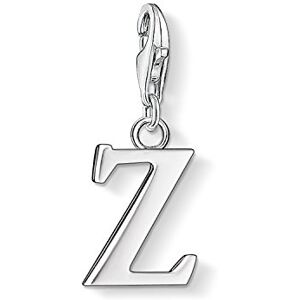 Thomas Sabo Women Charm Pendant Letter A-Z Charm Club Silver 925 Sterling Silver, Letter Z Thomas Sabo Women Charm Pendant Letter A-Z Charm Club Silver 925 Sterling Silver, Letter Z