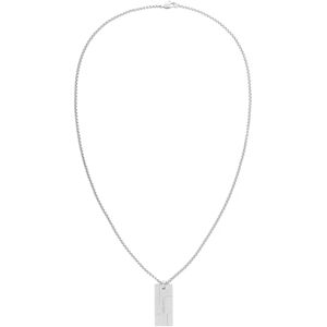 Calvin Klein Men's GRID Collection Pendant Necklace in Stainless Steel 35000058 Calvin Klein Men's GRID Collection Pendant Necklace in Stainless Steel 35000058