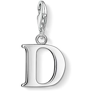 Thomas Sabo Women Charm Pendant Letter D Charm Club 925 Sterling Silver 0178-001-12 Thomas Sabo Women Charm Pendant Letter D Charm Club 925 Sterling Silver 0178-001-12
