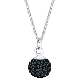 Elli Women's 925 Sterling Silver Xilion Cut Crystals Ball Pendant Necklace Elli Women's 925 Sterling Silver Xilion Cut Crystals Ball Pendant Necklace