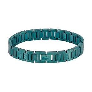 Lacoste Men's METROPOLE Collection Link Bracelet Embellished with petit piqué pattern Lacoste Men's METROPOLE Collection Link Bracelet Embellished with petit piqué pattern