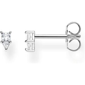 Thomas Sabo Women Single Stud Earring Triangle 925 Sterling Silver H2139-051-14 Thomas Sabo Women Single Stud Earring Triangle 925 Sterling Silver H2139-051-14