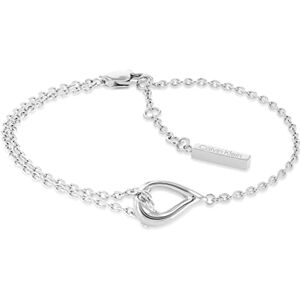 Calvin Klein Women's SCULPTURED DROPS Collection Bracelet in Stainless Steel with a Charm 35000076 Calvin Klein Women's SCULPTURED DROPS Collection Bracelet in Stainless Steel with a Charm 35000076