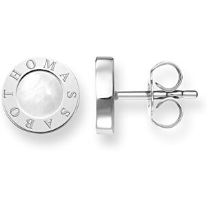 Thomas Sabo Women Stud Earrings Mother of Pearl white 925 Sterling Silver H1859-029-14 Thomas Sabo Women Stud Earrings Mother of Pearl white 925 Sterling Silver H1859-029-14