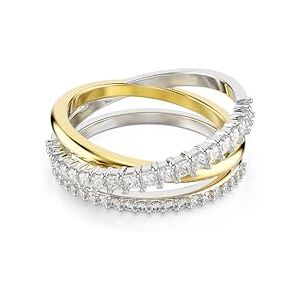 Swarovski Hyperbola ring, Mixed cuts, White, Mixed metal finish Swarovski Hyperbola ring, Mixed cuts, White, Mixed metal finish