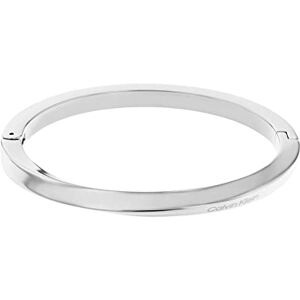 Calvin Klein Women's TWISTED RING Collection Bangle Bracelet in Stainless Steel 35000312 Calvin Klein Women's TWISTED RING Collection Bangle Bracelet in Stainless Steel 35000312
