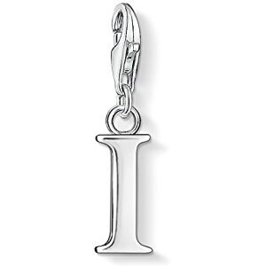 Thomas Sabo Women Charm Pendant Letter I Charm Club 925 Sterling Silver 0183-001-12 Thomas Sabo Women Charm Pendant Letter I Charm Club 925 Sterling Silver 0183-001-12