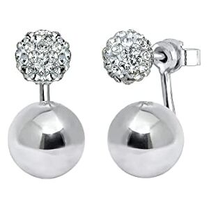 Elli Earrings Earrings Ball Round Trend Crystals 925 Sterling Silver Elli Earrings Earrings Ball Round Trend Crystals 925 Sterling Silver