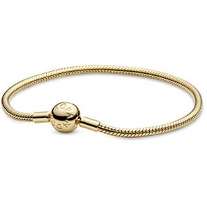 PANDORA Icons Snake chain 14k gold-plated bracelet, 17 PANDORA Icons Snake chain 14k gold-plated bracelet, 17
