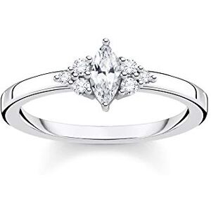 Thomas Sabo ring vintage white stones silver 925 sterling silver TR2325-051-14-48 Thomas Sabo ring vintage white stones silver 925 sterling silver TR2325-051-14-48