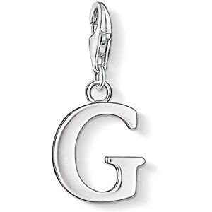 Thomas Sabo Women Charm Pendant Letter G Charm Club 925 Sterling Silver 0181-001-12 Thomas Sabo Women Charm Pendant Letter G Charm Club 925 Sterling Silver 0181-001-12
