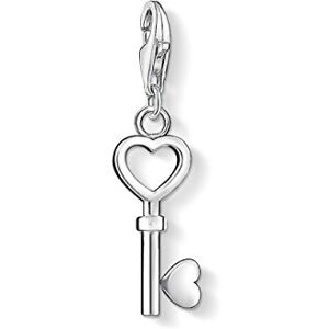 Thomas Sabo Women Charm Pendant Key Heart Charm Club 925 Sterling Silver 0888-001-12 Thomas Sabo Women Charm Pendant Key Heart Charm Club 925 Sterling Silver 0888-001-12