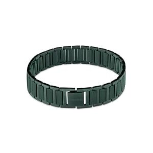 Calvin Klein Men's STRUCTURED LINKS Collection Link Bracelet in Stainless Steel with Green Plating 35100030 Calvin Klein Men's STRUCTURED LINKS Collection Link Bracelet in Stainless Steel with Green Plating 35100030