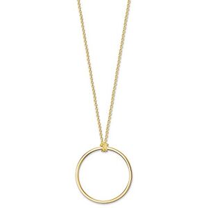 Thomas Sabo Women Charm Necklace Circle Charm Club 925 Sterling Silver X0252-413-39 Thomas Sabo Women Charm Necklace Circle Charm Club 925 Sterling Silver X0252-413-39