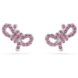 Swarovski Lifelong Bow Pink Crystal Pavé Stud Earrings Rhodium-Finished Setting Bow Motif 5723557 Swarovski Lifelong Bow Pink Crystal Pavé Stud Earrings Rhodium-Finished Setting Bow Motif 5723557