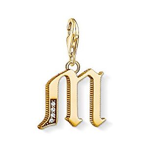 Thomas Sabo Women Charm Pendant Letter M Charm Club 925 Sterling Silver 1619-414-39 Thomas Sabo Women Charm Pendant Letter M Charm Club 925 Sterling Silver 1619-414-39