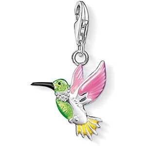 Thomas Sabo Women Charm Pendant Colourful Hummingbird Charm Club 925 Sterling Silver 0655-007 Thomas Sabo Women Charm Pendant Colourful Hummingbird Charm Club 925 Sterling Silver 0655-007