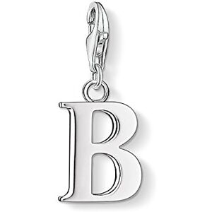 Thomas Sabo Women Charm Pendant Letter B Charm Club 925 Sterling Silver 0176-001-12 Thomas Sabo Women Charm Pendant Letter B Charm Club 925 Sterling Silver 0176-001-12