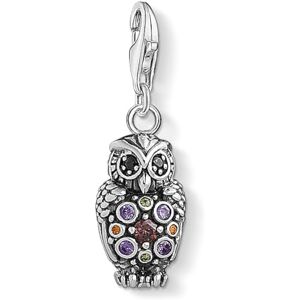 Thomas Sabo Women Charm Pendant Sparkling Owl Charm Club 925 Sterling Silver 1479-643-7 Thomas Sabo Women Charm Pendant Sparkling Owl Charm Club 925 Sterling Silver 1479-643-7