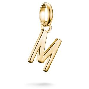 Thomas Sabo Charm Club Connect CC1219-413-39 18K Gold Plated 925 Sterling Silver Letter M Pendant Thomas Sabo Charm Club Connect CC1219-413-39 18K Gold Plated 925 Sterling Silver Letter M Pendant