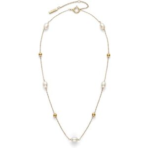 Olivia Burton Women's BY THE SEA PEARL Collection Beaded Necklace in Yellow Gold with Freswater Pearls 24100200 Olivia Burton Women's BY THE SEA PEARL Collection Beaded Necklace in Yellow Gold with Freswater Pearls 24100200