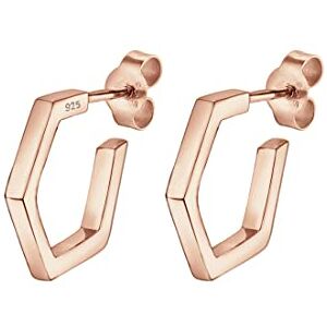 Elli Women's 925 Sterling Silver Xilion Cut Earring Elli Women's 925 Sterling Silver Xilion Cut Earring