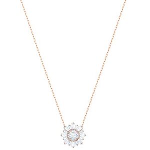 Swarovski Sunshine pendant, Sun, White, Rose gold-tone plated Swarovski Sunshine pendant, Sun, White, Rose gold-tone plated
