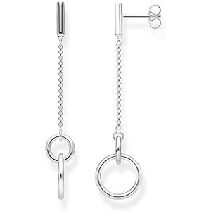 Thomas Sabo Women Stud Earrings Circles 925 Sterling Silver H2046-001-21 Thomas Sabo Women Stud Earrings Circles 925 Sterling Silver H2046-001-21