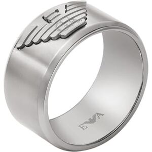 Emporio Armani Men's Silver-Tone Stainless Steel Ring, EGS316604011 Emporio Armani Men's Silver-Tone Stainless Steel Ring, EGS316604011
